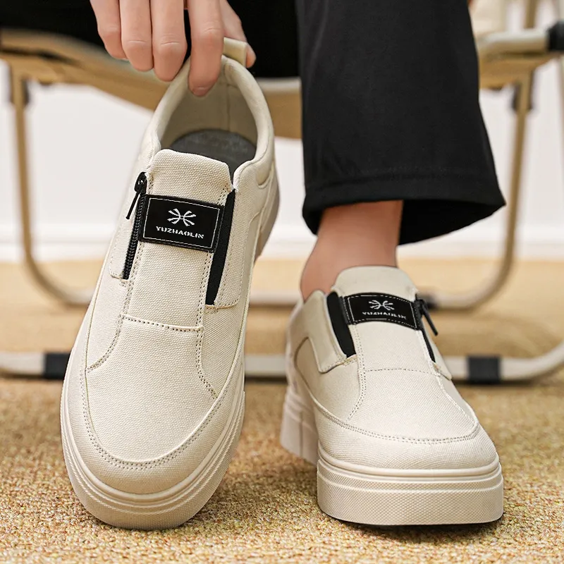 YUZHAOLIN Durable Breathable Low-Top Canvas Shoes Men's-8