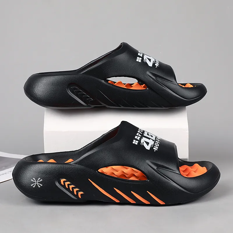 YUZHAOLIN EVA Odor Resistant Massage Slide Slippers Unisex-2