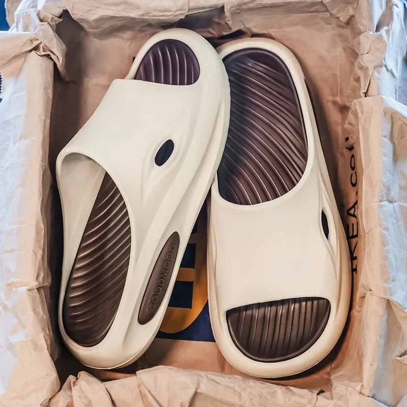 YUZHAOLIN EVA Slip Resistant Abrasion Resistant Cushioning Slide Slippers Men's-13