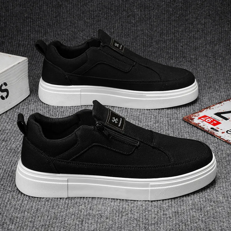 YUZHAOLIN Durable Breathable Low-Top Canvas Shoes Men's-1