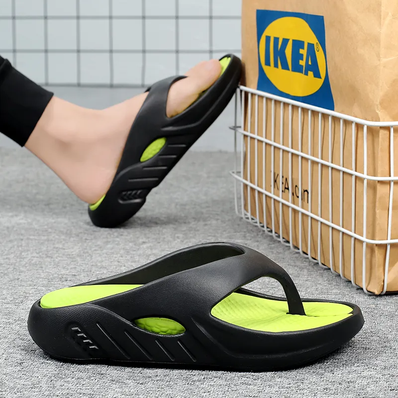 YUZHAOLIN EVA Abrasion Resistant Slip Resistant Flip Flops Unisex-7