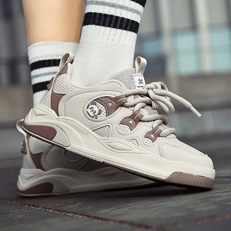 YUZHAOLIN Slip Resistant Waterproof Cushioning Abrasion Resistant Low Top Skateboard Shoes Unisex Box-10