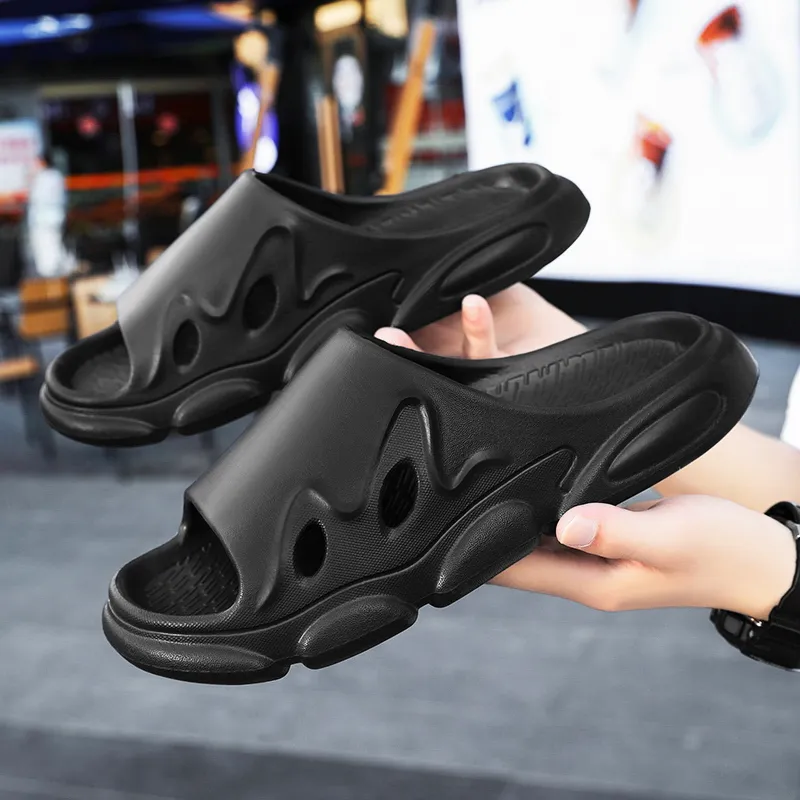 YUZHAOLIN EVA Quiet Slip Resistant Odor Resistant Abrasion Resistant Slide Slippers Unisex-2