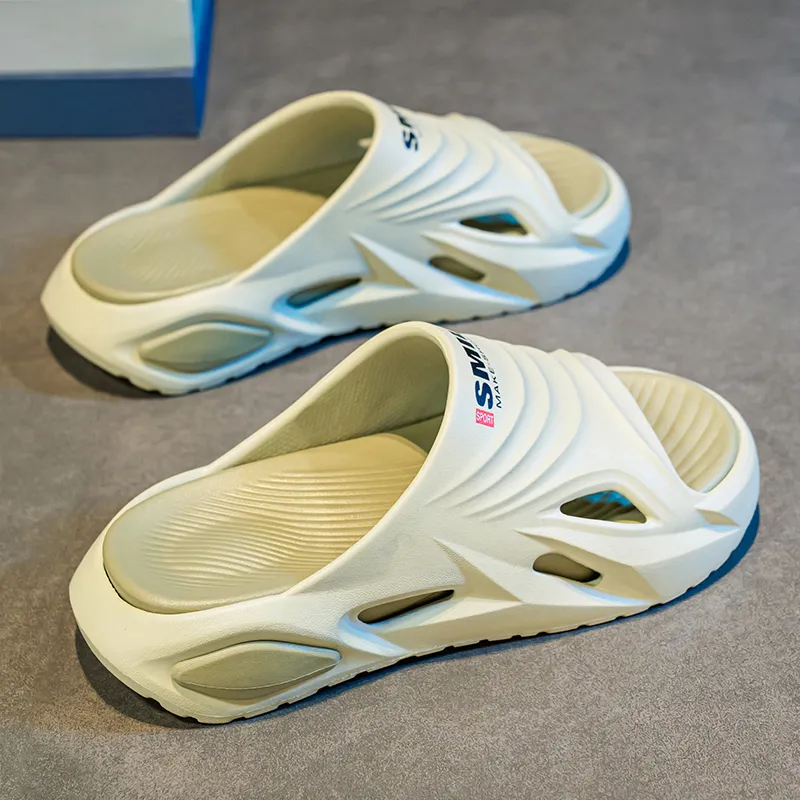 YUZHAOLIN Quiet Slip Resistant Odor Resistant Abrasion Resistant Slide Slippers Men's-11