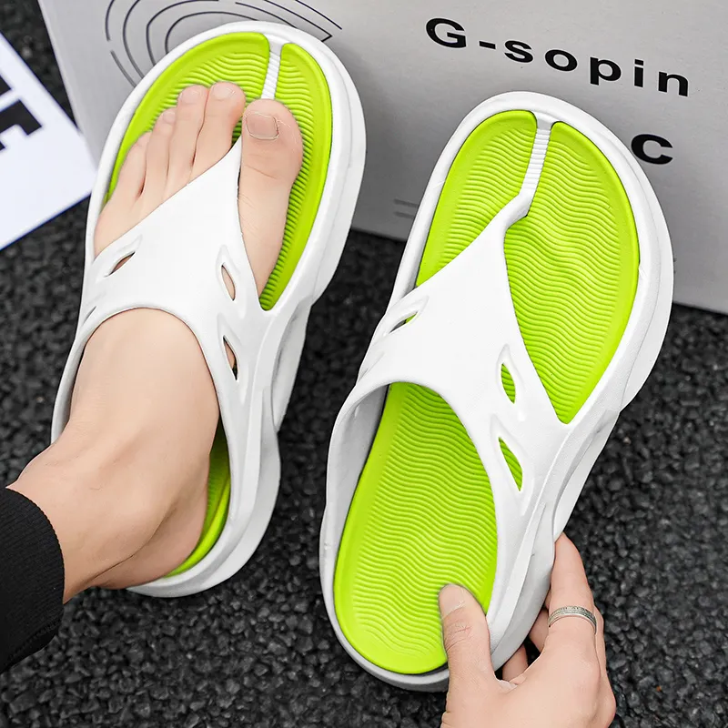 YUZHAOLIN EVA Quiet Odor Resistant Abrasion Resistant Slip Resistant Quick Dry Flip Flops Men's-8