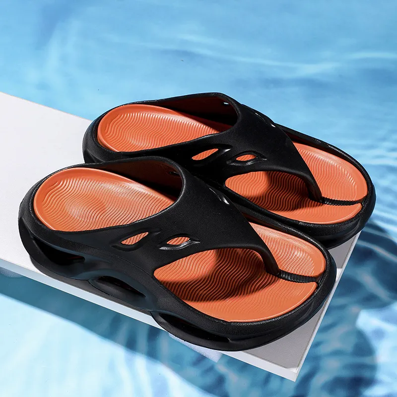 YUZHAOLIN EVA Quiet Odor Resistant Abrasion Resistant Slip Resistant Quick Dry Flip Flops Men's-11