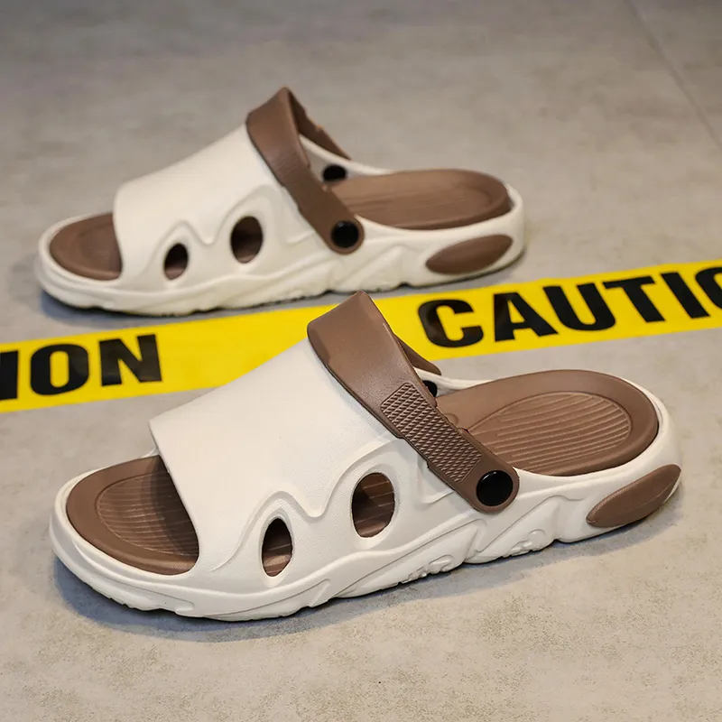 YUZHAOLIN Beach Sandals Unisex Black Orange/Black White/White Black/White Green/Beige Brown-23