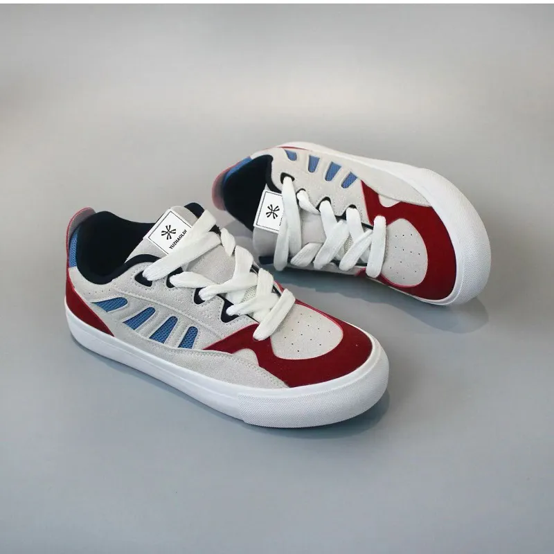 YUZHAOLIN Slip Resistant, Abrasion Resistant, And Balanced Low Top Skateboard Shoes Men's Box-6