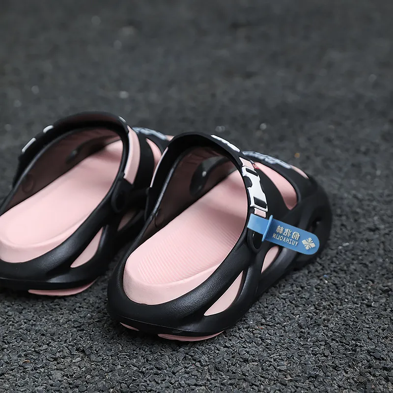 YUZHAOLIN EVA Cut Out Massage Slip Resistant Abrasion Resistant Quiet Slide Slippers Unisex-119