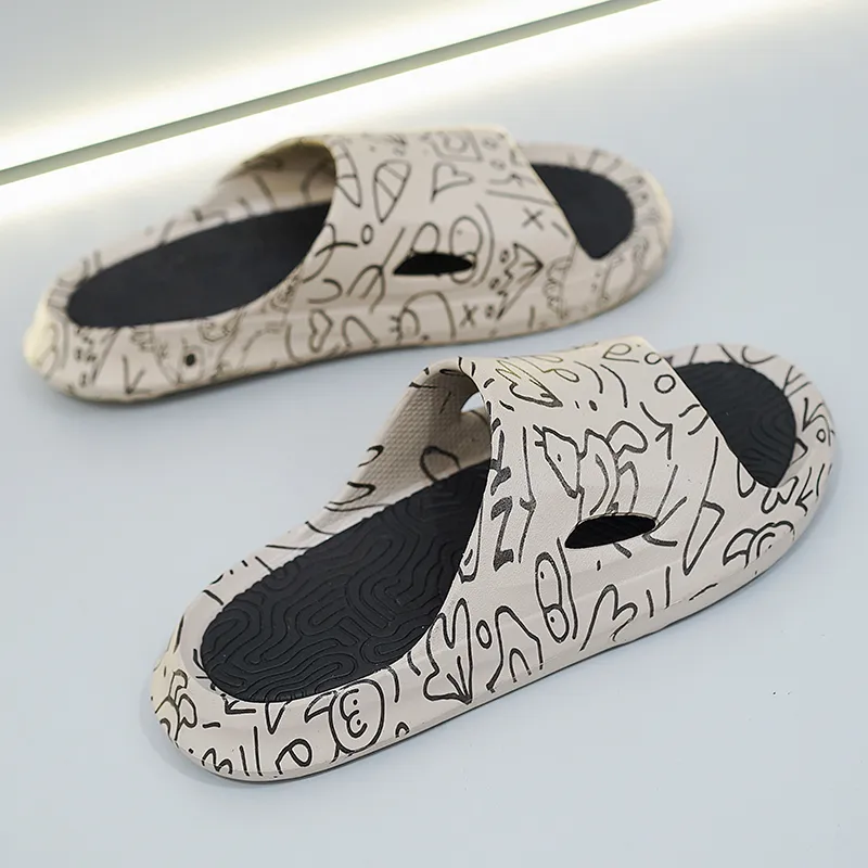 YUZHAOLIN EVA Rubber Sole Odor Resistant, Abrasion Resistant Slide Slippers Men's-11