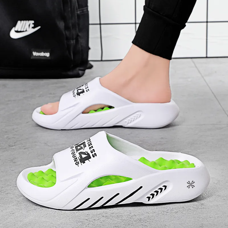 YUZHAOLIN EVA Odor Resistant Massage Slide Slippers Unisex-14