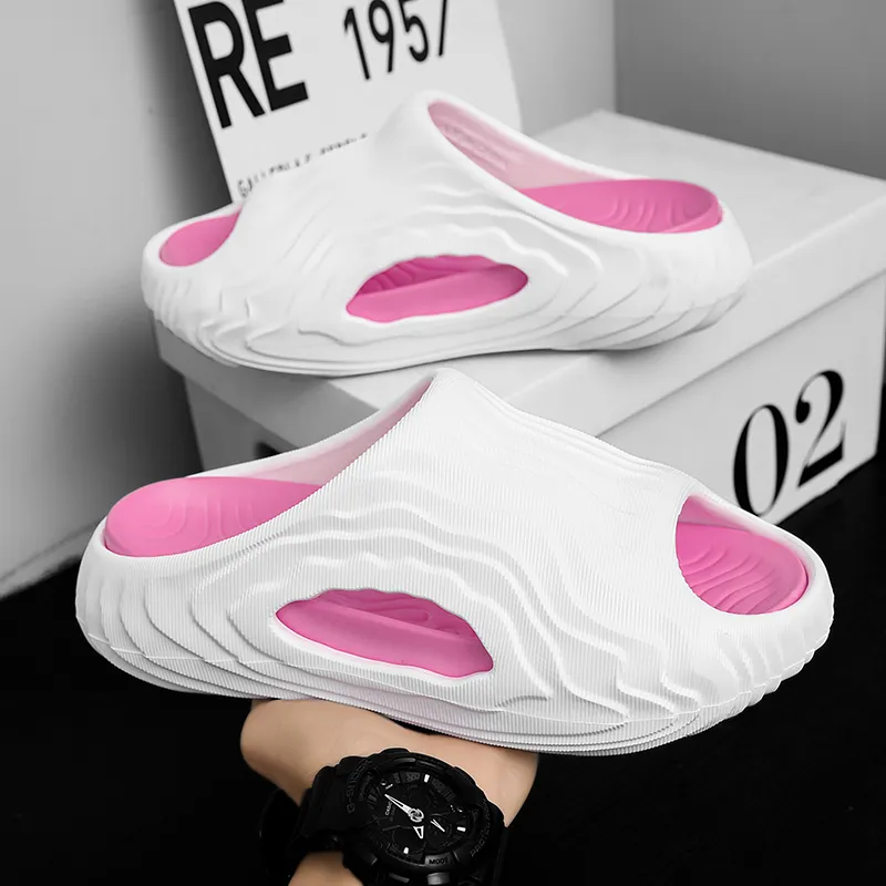 YUZHAOLIN Slip Resistant Abrasion Resistant Slide Slippers Men's-4
