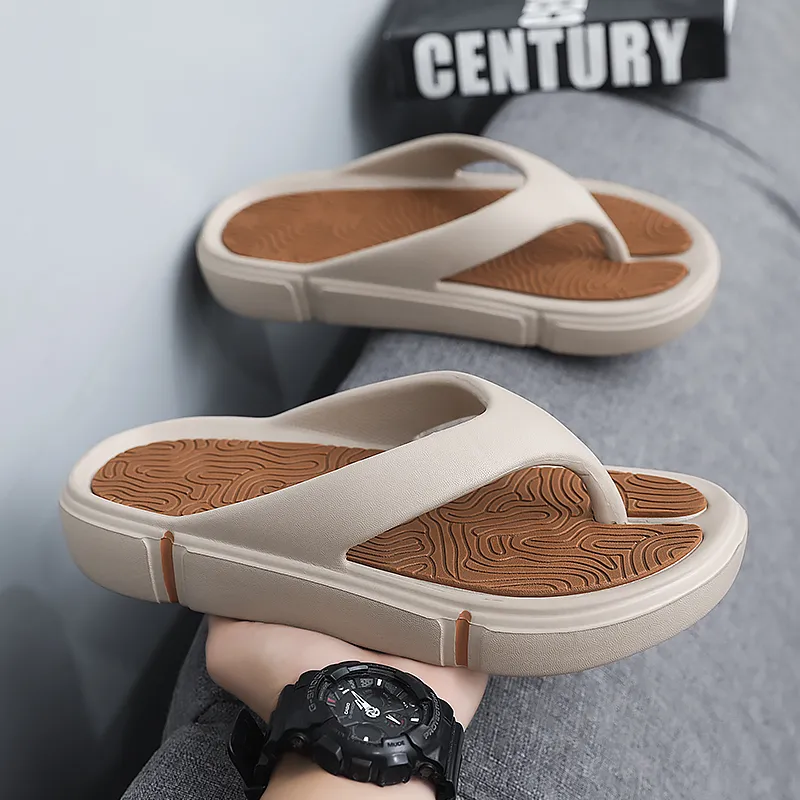YUZHAOLIN EVA Quiet Odor Resistant Abrasion Resistant Slip Resistant Flip Flops Men's-7