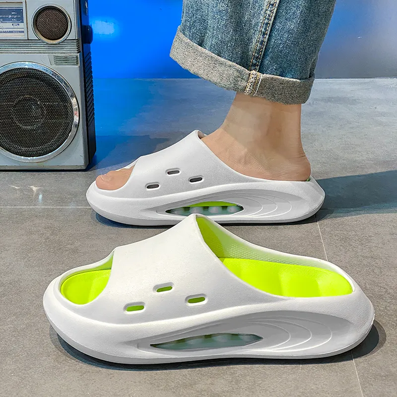 YUZHAOLIN EVA Quiet Slip Resistant Odor Resistant Abrasion Resistant Slide Slippers Unisex-12