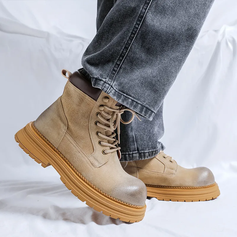 YUZHAOLIN Short Martin Boot Unisex-3