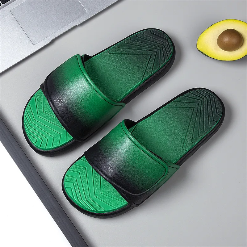 YUZHAOLIN Slip Resistant Abrasion Resistant Cushioning Slide Slippers Men's-3
