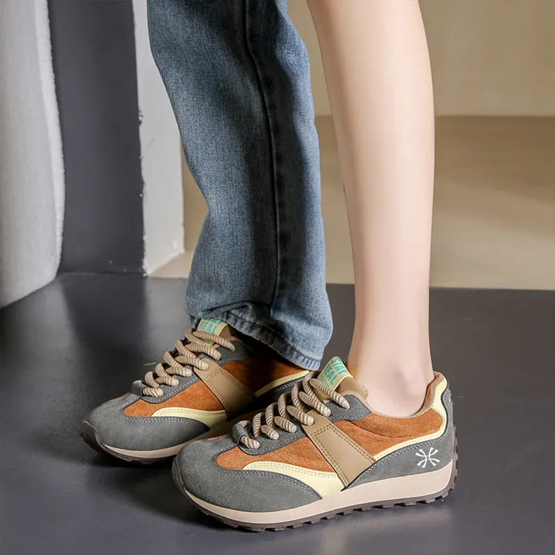 YUZHAOLIN Anti-Slip And Wear-Resistant Lightweight Low-Top Skateboard Shoes Women's-1