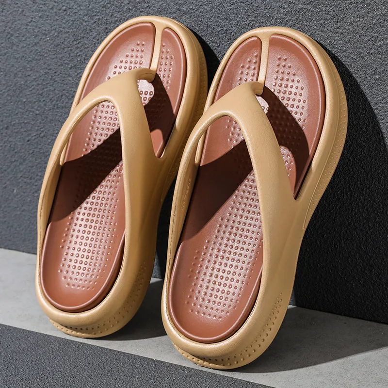 YUZHAOLIN Quiet Odor Resistant Abrasion Resistant Slip Resistant Flip Flops Unisex-17