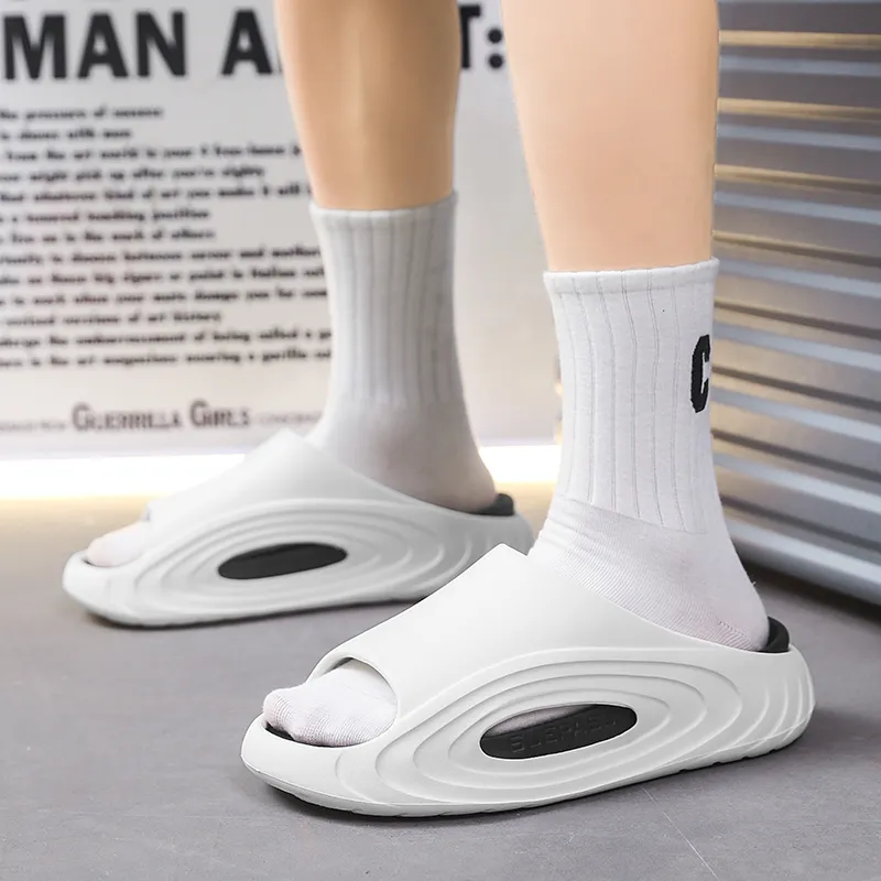 YUZHAOLIN EVA Quiet Slip Resistant Odor Resistant Abrasion Resistant Slide Slippers Men's-9