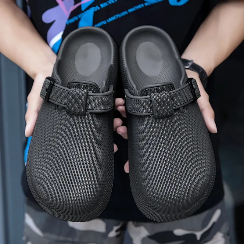 YUZHAOLIN EVA Odor Resistant Abrasion Resistant Slip Resistant Closed Toe Slippers Unisex-1