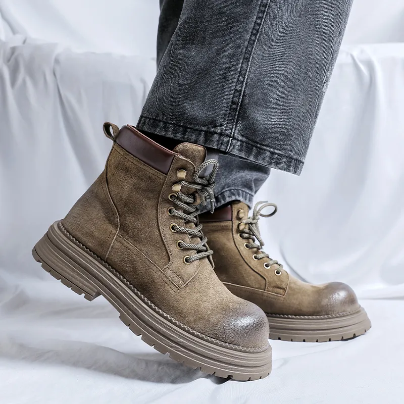 YUZHAOLIN Short Martin Boot Unisex-24