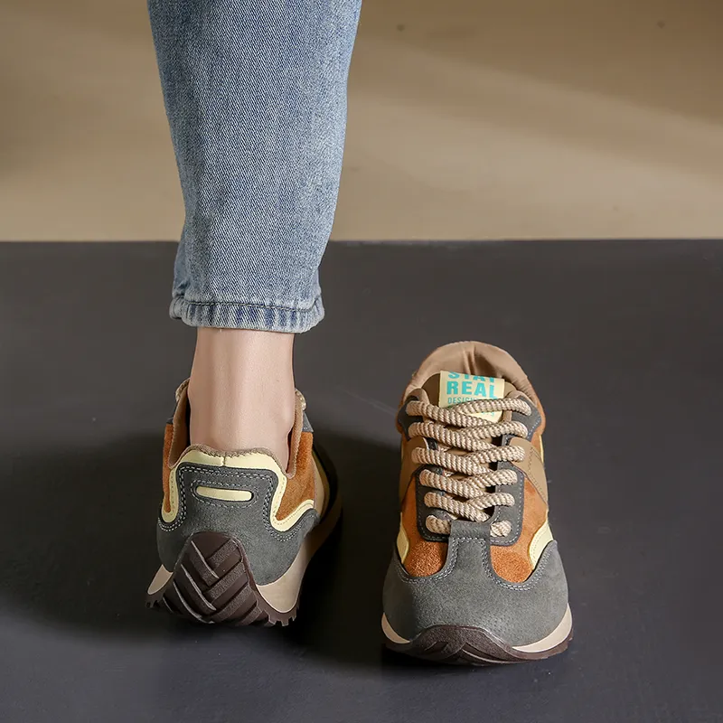 YUZHAOLIN Anti-Slip And Wear-Resistant Lightweight Low-Top Skateboard Shoes Women's-5