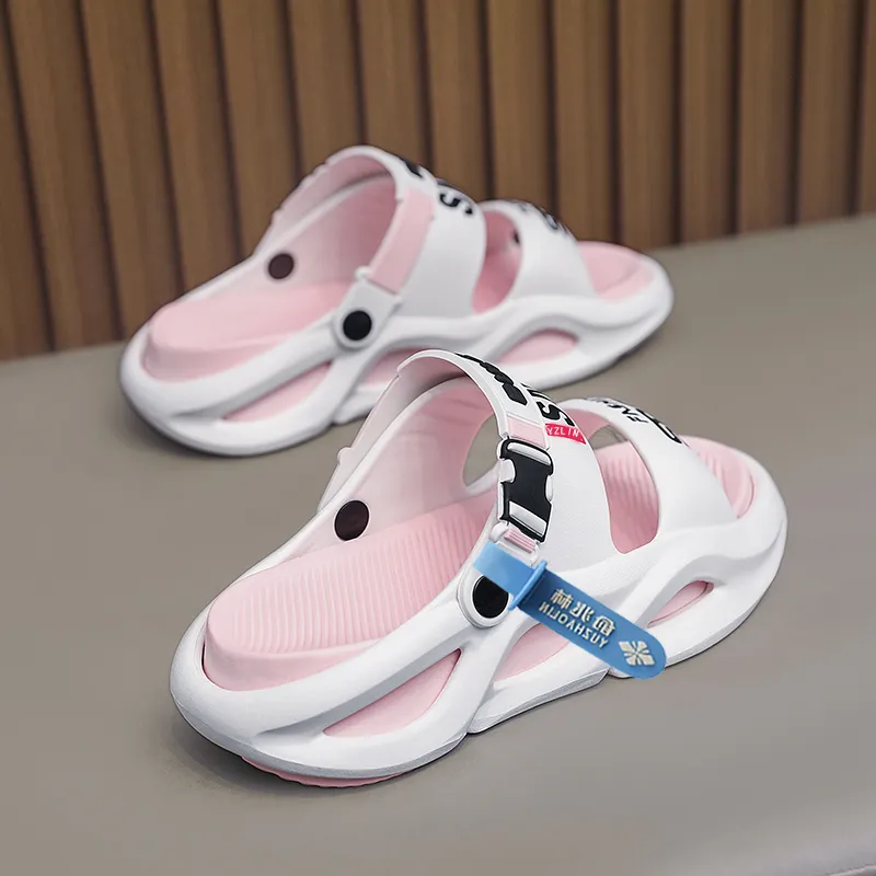 YUZHAOLIN EVA Cut Out Massage Slip Resistant Abrasion Resistant Quiet Slide Slippers Unisex-53