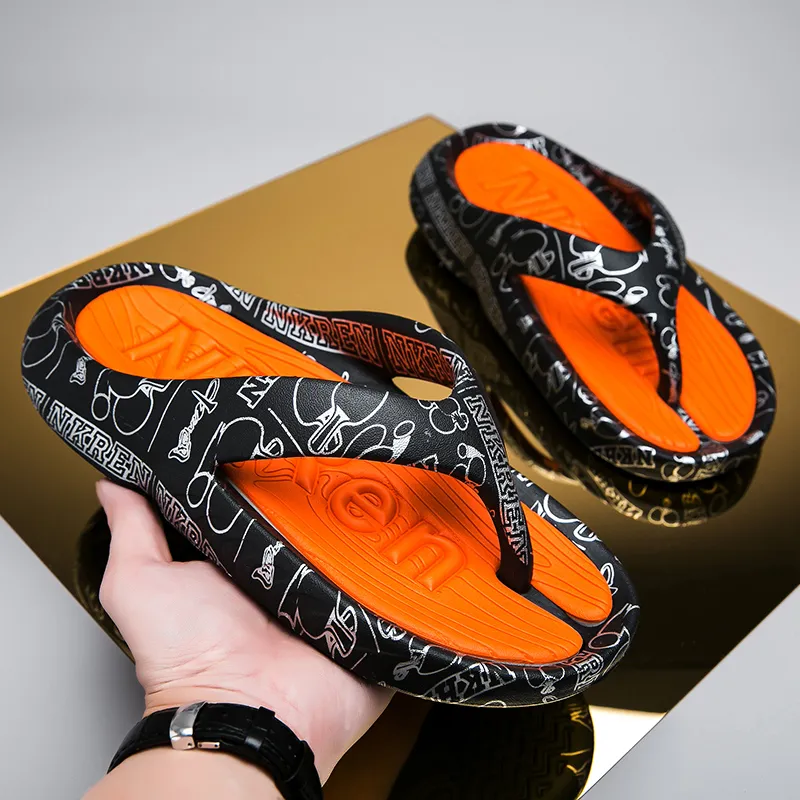 YUZHAOLIN Quiet Odor Resistant Abrasion Resistant Slip Resistant Flip Flops Men's-9