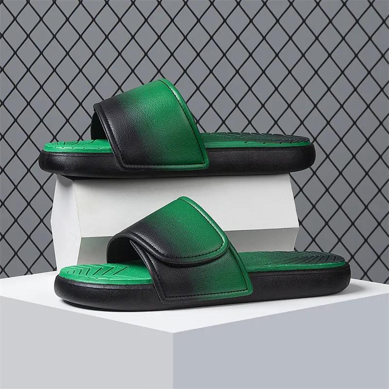 YUZHAOLIN Slip Resistant Abrasion Resistant Cushioning Slide Slippers Men's-2