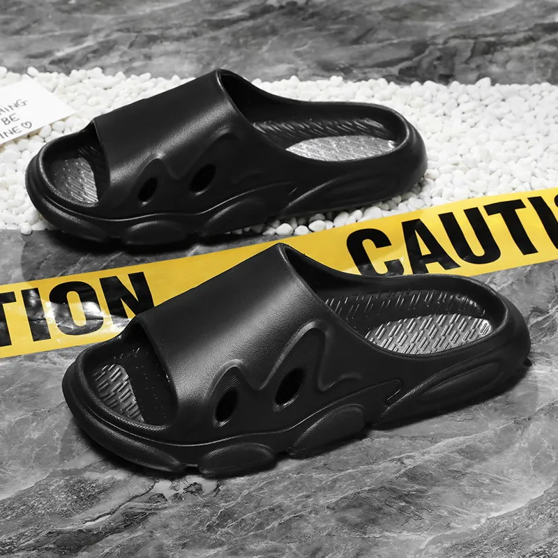 YUZHAOLIN EVA Quiet Slip Resistant Odor Resistant Abrasion Resistant Slide Slippers Unisex-1