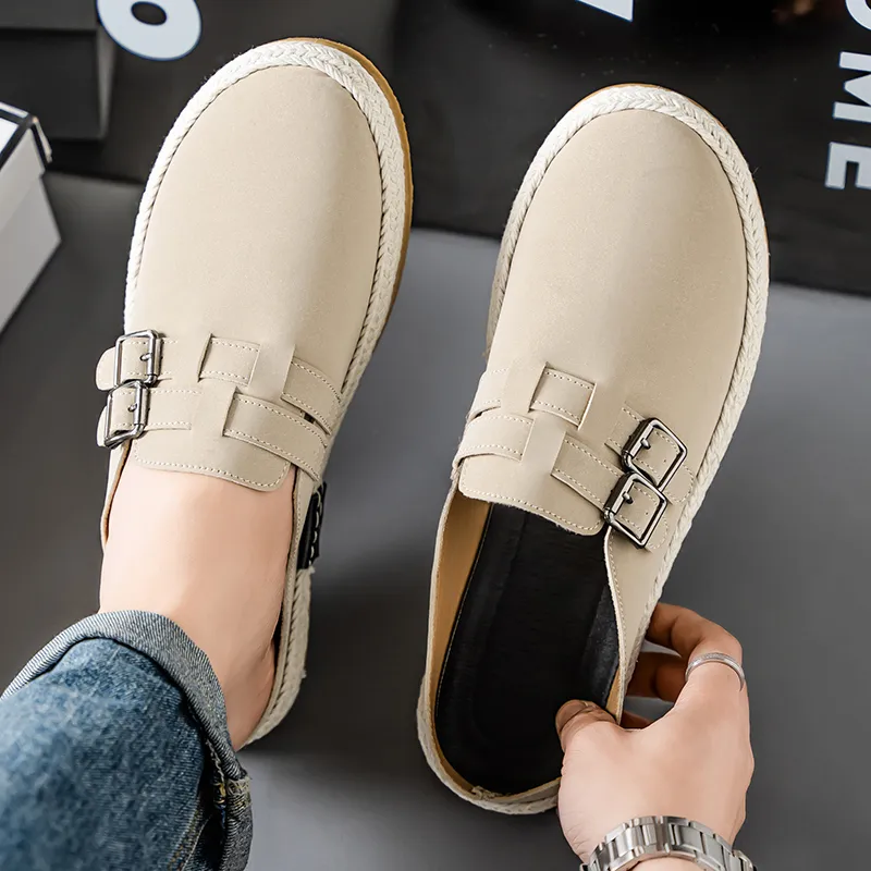 YUZHAOLIN Closed Toe Slippers Men's-4