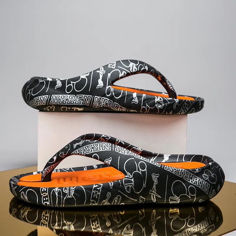 YUZHAOLIN Quiet Odor Resistant Abrasion Resistant Slip Resistant Flip Flops Men's-8