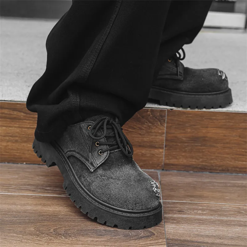 YUZHAOLIN Casual Shoes Men's Black-2