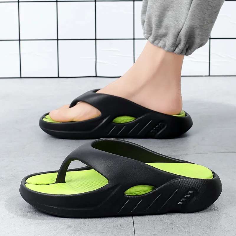 YUZHAOLIN EVA Abrasion Resistant Slip Resistant Flip Flops Unisex-8