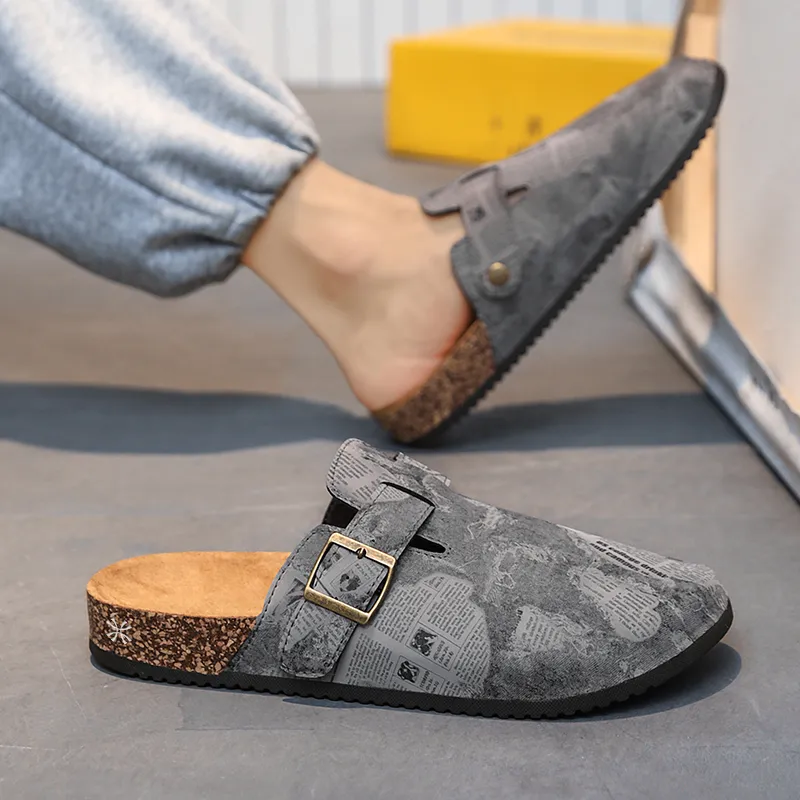 YUZHAOLIN Abrasion Resistant Slip Resistant Wrap toe Slippers Unisex-9