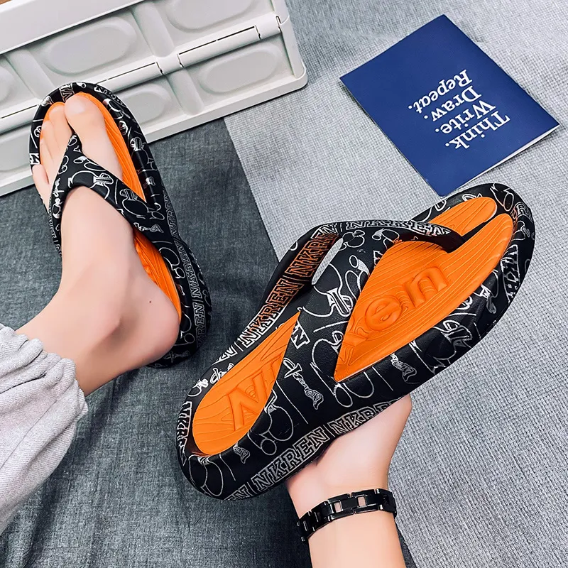 YUZHAOLIN Quiet Odor Resistant Abrasion Resistant Slip Resistant Flip Flops Men's-6
