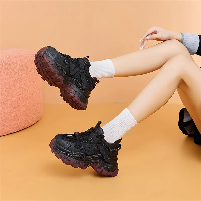 HARSON Low Top Chunky Sneakers Women's-12