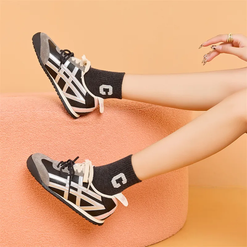 HARSON German Army Trainers Cushioned Slip Resistant Abrasion Resistant Low Top Casual Shoes Women's-21