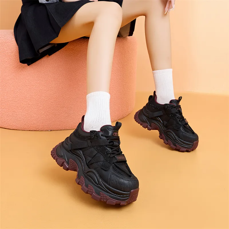 HARSON Low Top Chunky Sneakers Women's-13
