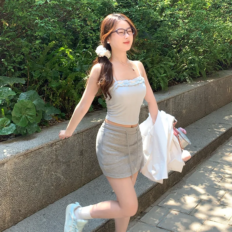 SUSANSAN Casual Short Skirts Women's-2