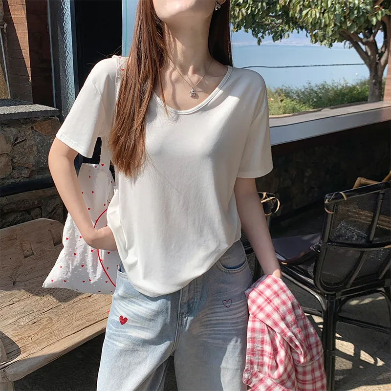 SUSANSAN T Shirts Women's-4