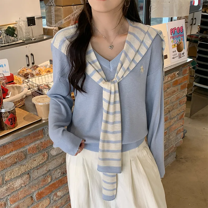 SUSANSAN Knitwear Women's Blue-2