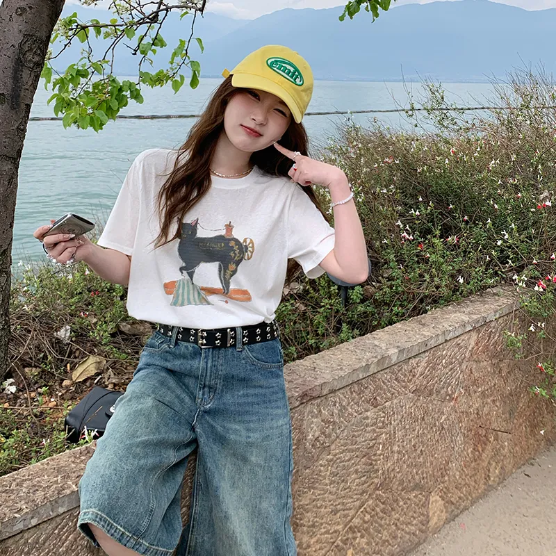 SUSANSAN Regular T Shirt Women's-5