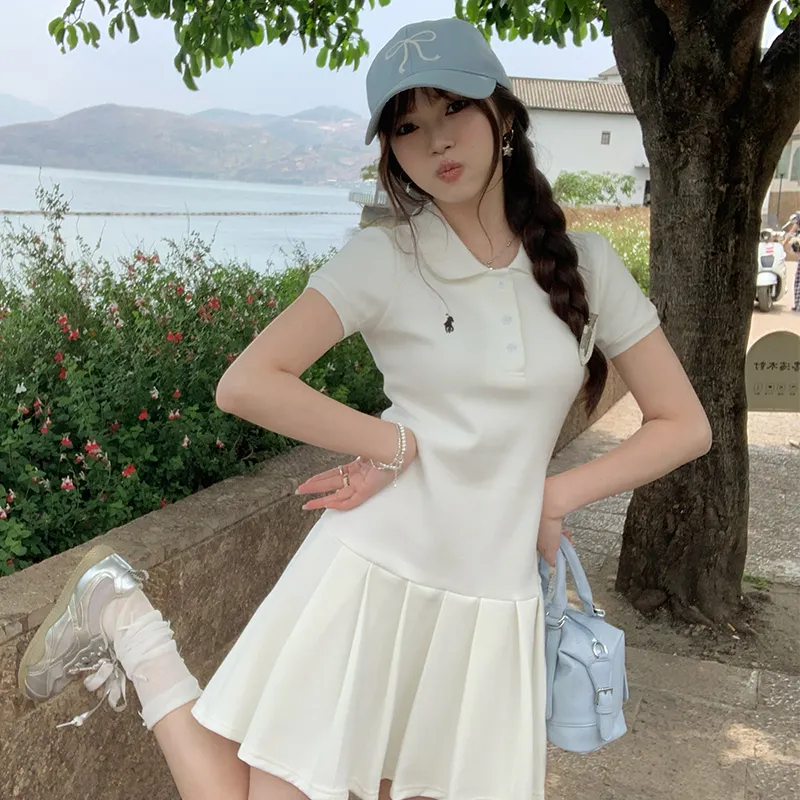 SUSANSAN Short Sleeved Dress Women's-3