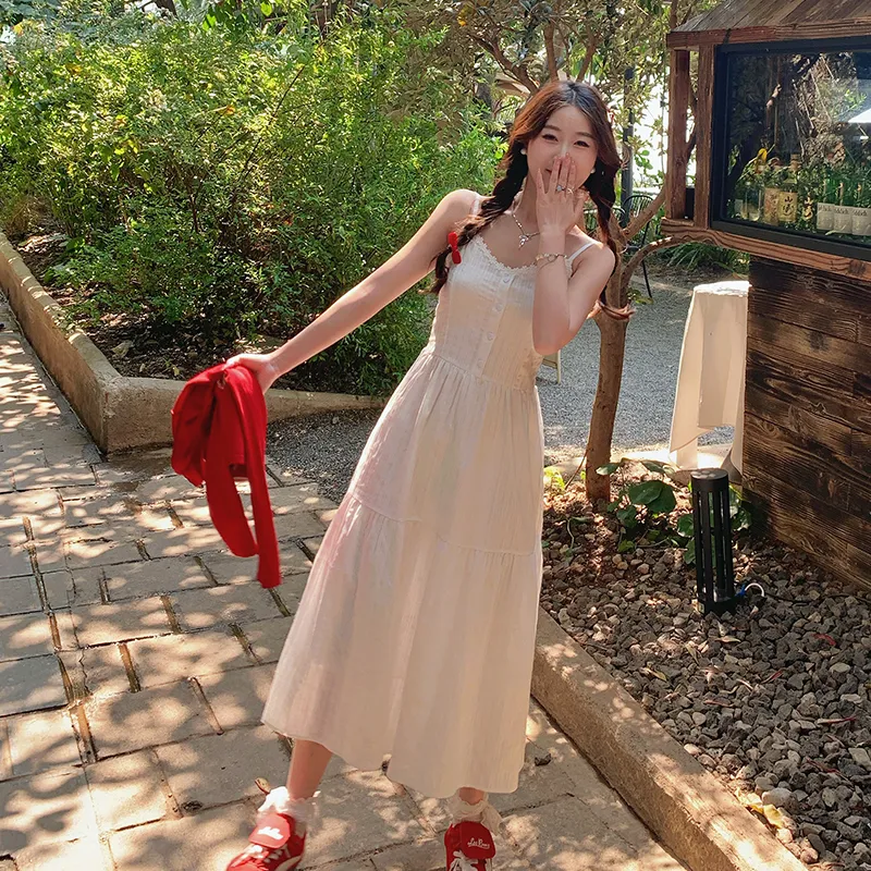 SUSANSAN Slip Dresses Women's-1