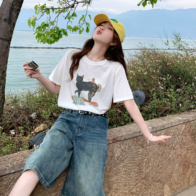 SUSANSAN Regular T Shirt Women's-1