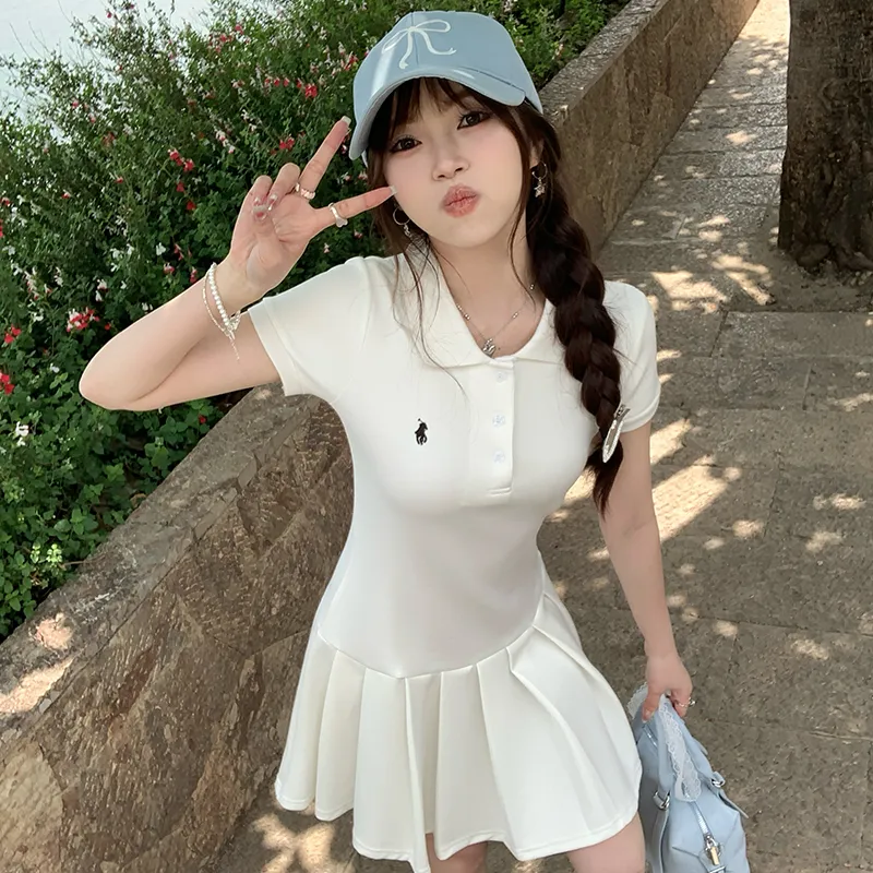 SUSANSAN Short Sleeved Dress Women's-2
