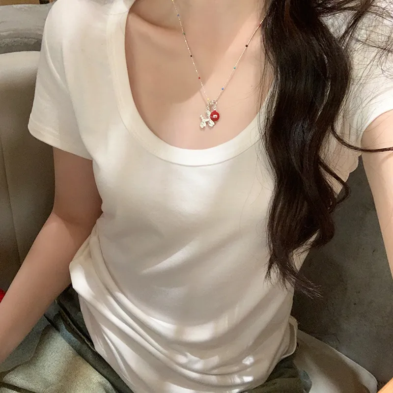 SUSANSAN T Shirts Women's-4