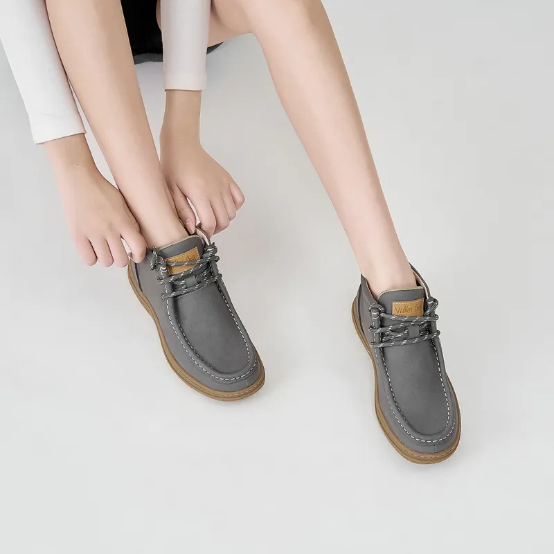 Walker Shop Anti Slip And Wear Resistant Lightweight Mid Top Casual Shoes Women's-9