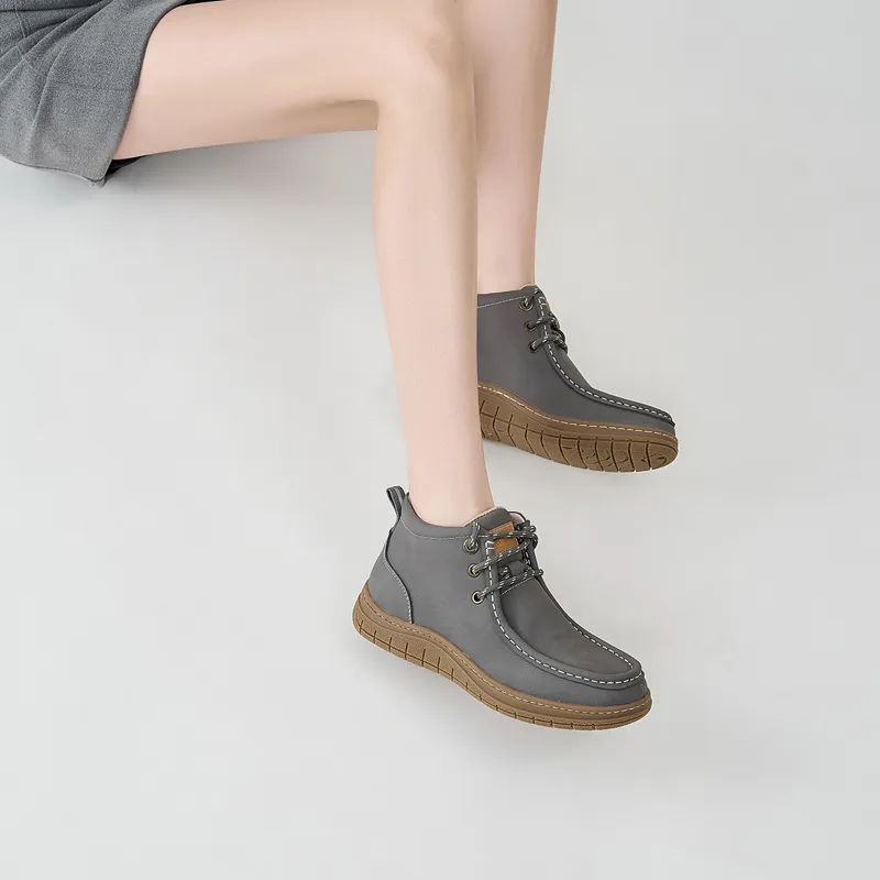 Walker Shop Anti Slip And Wear Resistant Lightweight Mid Top Casual Shoes Women's-8